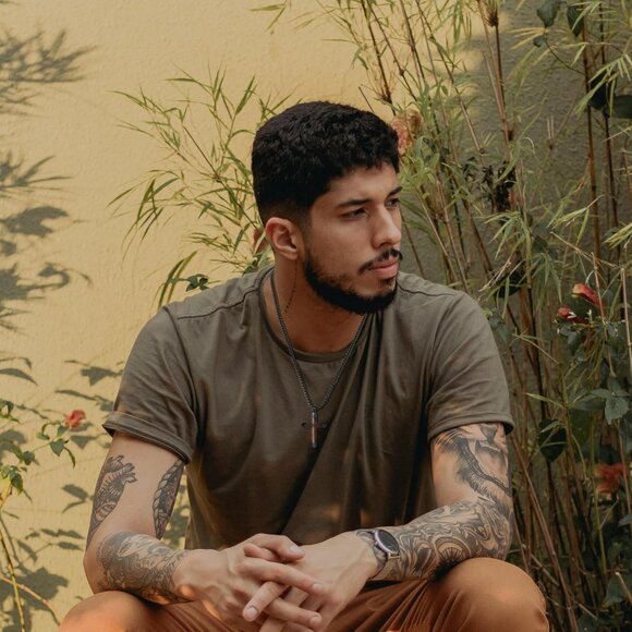 Men's 24" Black Christian Wooden Cross Stainless Steel Box Chain Pendant - Picture 3 of 8